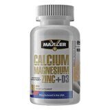 Calcium Zinc Magnesium + D3 90 tabl Maxler