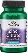 Zinc Citrate 30 mg 60 caps Swanson