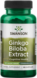 Ginkgo Biloba Extract STD 60 mg 120 caps Swanson