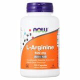L-Arginine 500 mg 100 caps NOW