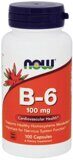 Vitamin B-6 100 mg 100 veg caps Now
