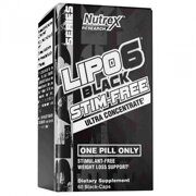 LIPO 6 BLACK STIM - FREE ultra concentrate 60 black-caps Nutrex