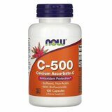 C-500 Calcium Ascorbate-C 100 veg caps Now