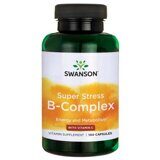 Super Stress B-Complex Комплекс витаминов группы B 100 caps Swanson