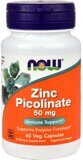 Zinc Picolinate 50 mg 60 veg caps Now