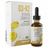 D3 + K2 vitamin complex drops Maxler