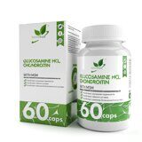 GLUCOSAMINE HCL,CHONDROITIN MSM 60 caps NaturalSupp