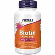 Biotin 5000 mg 120 veg caps NOW