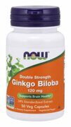 Ginkgo Biloba  120 mg 50 veg caps NOW