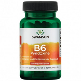 B6 Pyridoxine 100mg 100 caps Swason